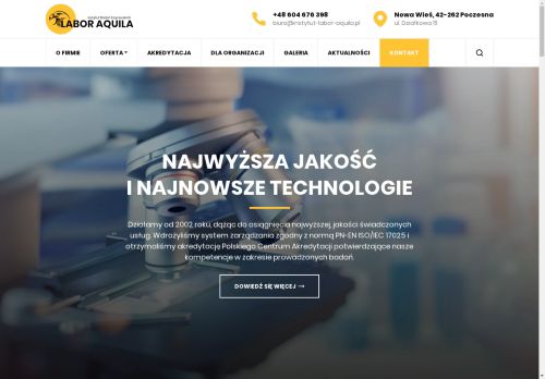 Instytut Badań Inżynierskich LABOR AQUILA Paweł Słaboński